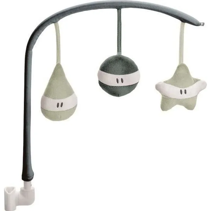 Arche de jeux pour bébé BEABA Transat Up&Down III - Gris - Favorise l'éveil et la motricité-0