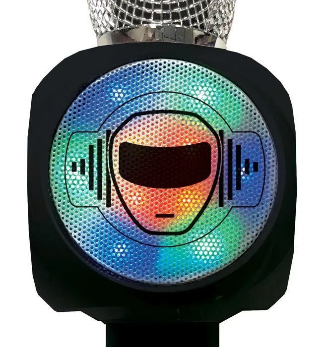 Micro Karaoké sans fil - LEXIBOOK - iParty - Enfant - Noir - Effets lumineux et changement de voix-2