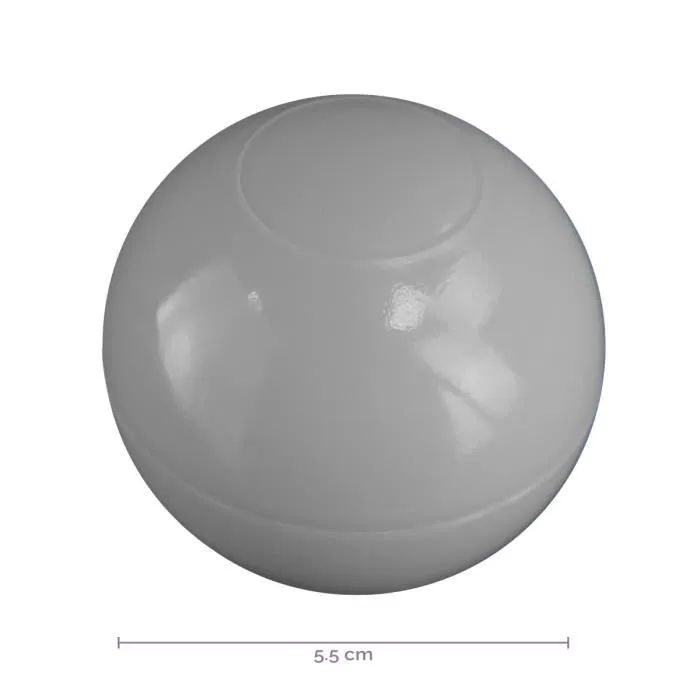 Lot de 2 sacs de 100 balles de jeu ou de piscine indéformables - Noir, Gris, Blanc - Monsieur Bébé-1