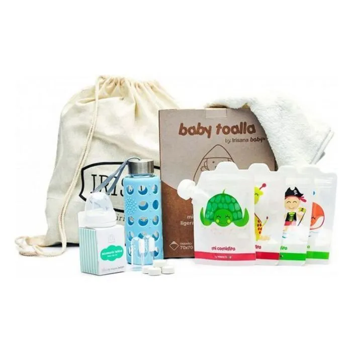 Sac a dos Irisanababy - 72.BABYPACK.AZ - Chasette ecologique pour bebe irisana Bleu, ECO, Couleur bleue-0