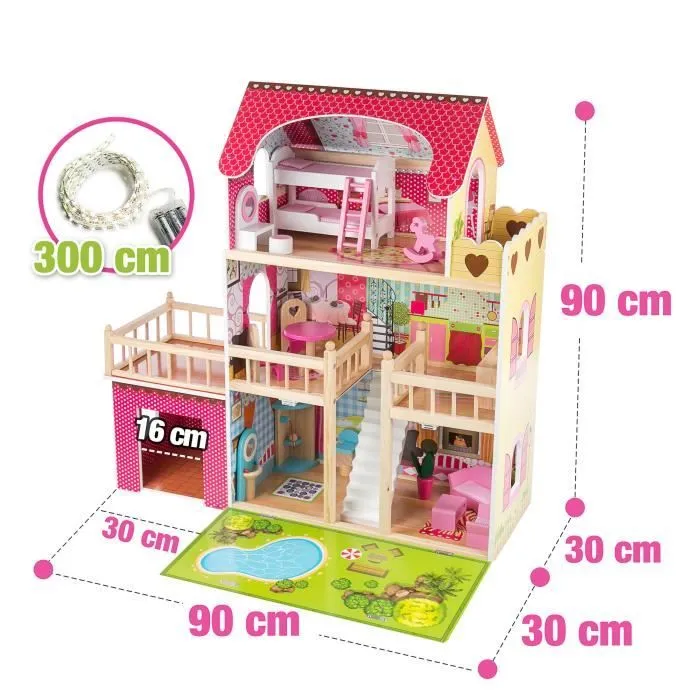 Maison bois barbie sales
