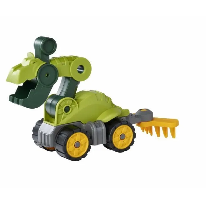 Véhicule de chantier Dinosaure - BIG - T Rex - Râteau mobile et godet - Jouet pour enfant-2