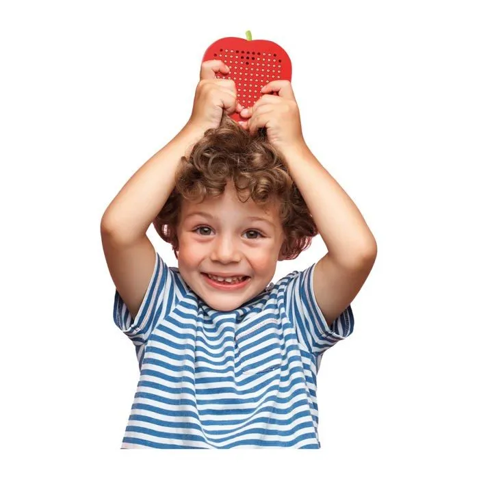 Artista - 9315142 - Magnetique Pomme Tableau a Dessin Magique pour Enfants a partir de 3 Ans, Rouge, Medium-3