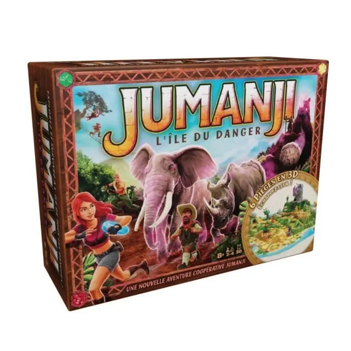 SPIN MASTER JEU JUMANJI L'Ile du Danger (plateau 3D)-7