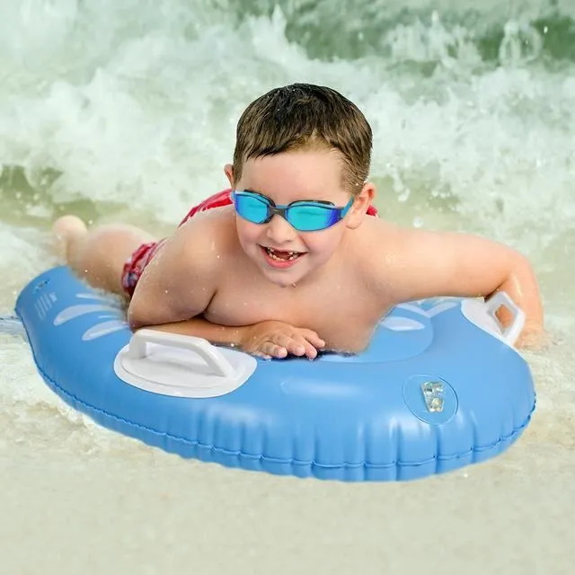 CONFO®La natation portable pour enfants gonflables en pvc de planche de surf flotte des skis nautiques une flottabilité forte et sta-2