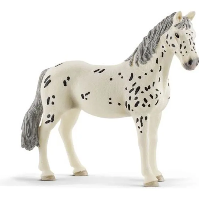 Figurine Jument Knabstrupper - SCHLEICH - Horse Club - Beige-0