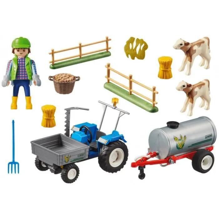 PLAYMOBIL COUNTRY 70367 AGRICULTEUR ET RESERVE D'EAU 70367-1