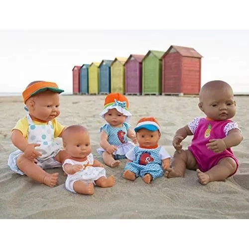 Poupée asiatique - MINILAND - 21 cm - Vinyle souple - Sous-vêtements inclus - Pour enfants de 3 ans et plus-2