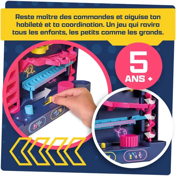 Jeu d'adresse - TOMY - T73535 - Tricky Bille Level Up - Labyrinthe vertical - 3 ans et plus-4