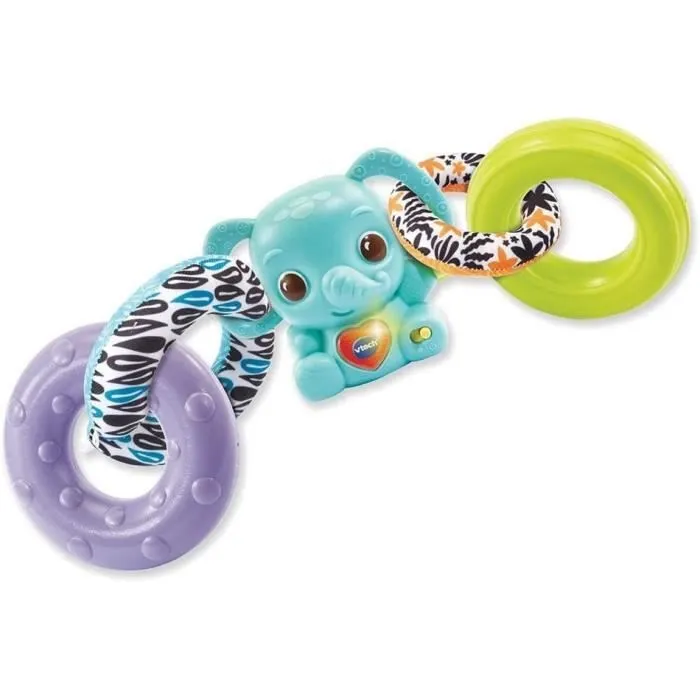 VTECH BABY - Play Green - Nino, Éléphanteau Empilo 3 en 1 (Plastique Bio Sourcé)-4