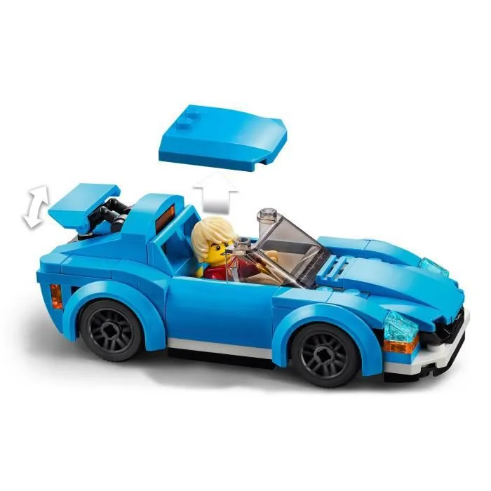 LEGO® City 60285 La voiture de sport avec toit amovible, Jeux de Construction, Idée Cadeau Jouet pour Enfant de 5 ans et plus-2