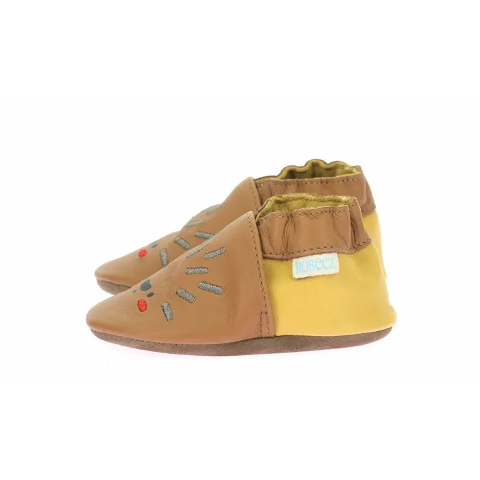 Chaussons - ROBEEZ - Hedge Joy - Cuir 100% - Camel - Taille 25/26-2