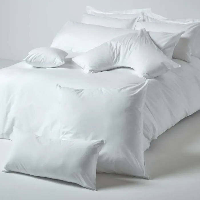 Taie d'oreiller - HOMESCAPES - 80 x 80 cm - 100% coton égyptien - 200 fils - Uni-3