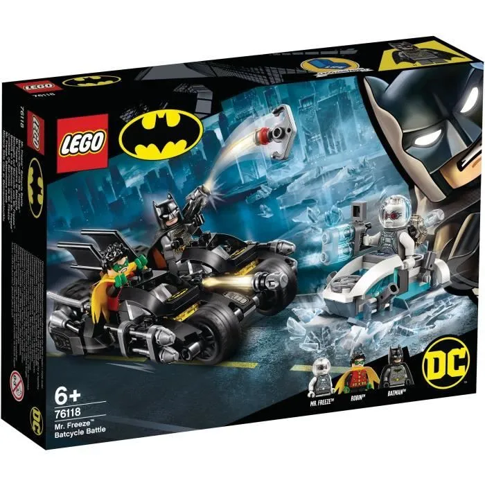LEGO® DC Comics Super Heroes 76118 Mr. Freeze™ contre le Batcycle-0
