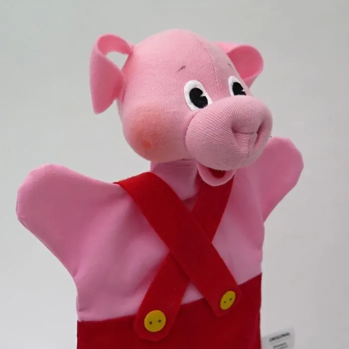 Marionnette à main Petit Cochon rouge - Mú - MORAVSKA USTREDNA BRNO - Enfant - Mixte-0