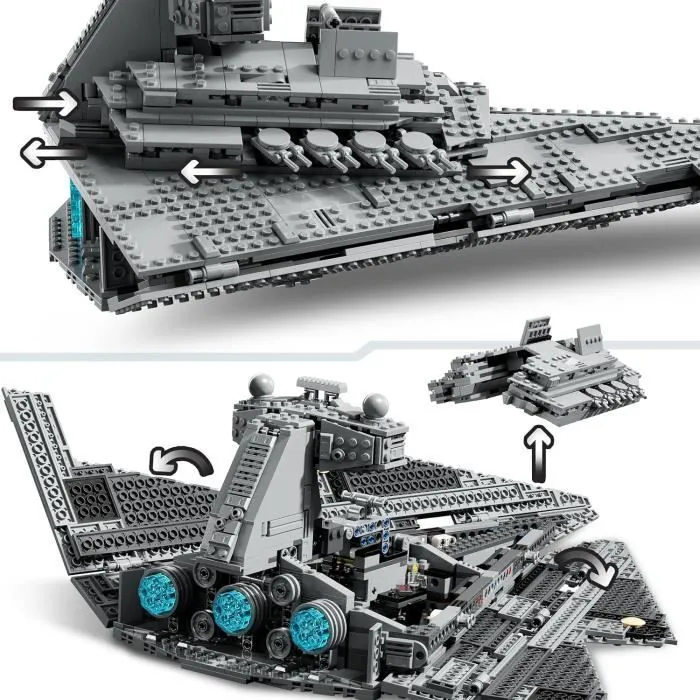 Vaisseau à Construire - LEGO - 75394 - Star Wars - Destroyer Stellaire - 1555 pièces-1