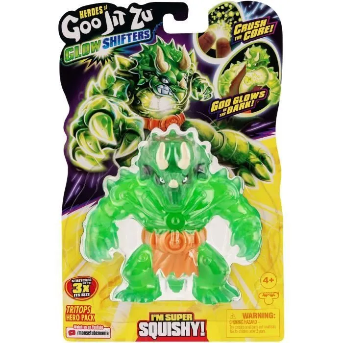 Figurines 11cm Glow Shifters - MOOSE TOYS - GOO JIT ZU Saison 5 - Pour Enfant de 4 ans et plus - Garantie 2 ans - Modèle aléatoire-3