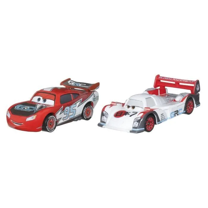 Cars Disney Pixar - Pack de 2 Véhicules (modèle aléatoire) - Petite Voiture - 3 ans et + - Disney Pixar Cars - DXV99-4