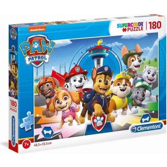 Clementoni - Puzzle - Pat'Patrouille - 180 pièces - Pour Enfant de 7 ans et plus - Fabriqué en Italie-0