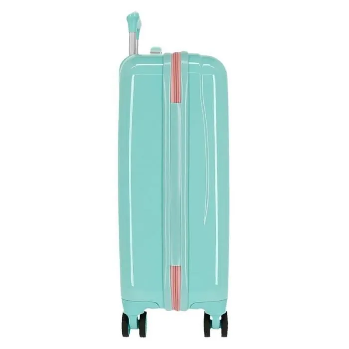 Valise cabine - DISNEY - Ariel - turquoise - ABS léger - 4 roulettes 360°-3