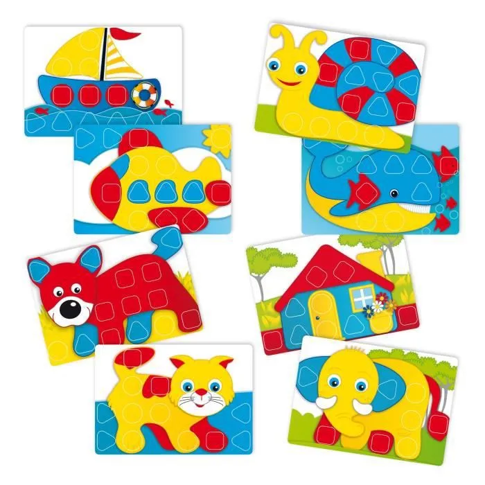 Jeu de mosaïques Pixel Baby Basic - QUERCETTI - Mixte - Dimensions 36 x 28 x 5 cm-0