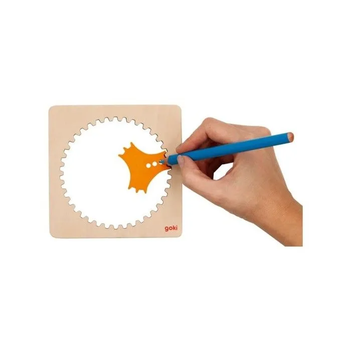 Jeu d'apprentissage - NO NAME - Spirographe - Dessins géométriques - Mixte - 3 ans et plus-2