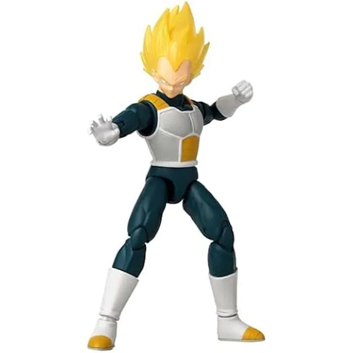 Figurine articulée - BANDAI - Super Saiyan Vegeta - 17 cm - 17 points d'articulation - Dragon Ball Super-0