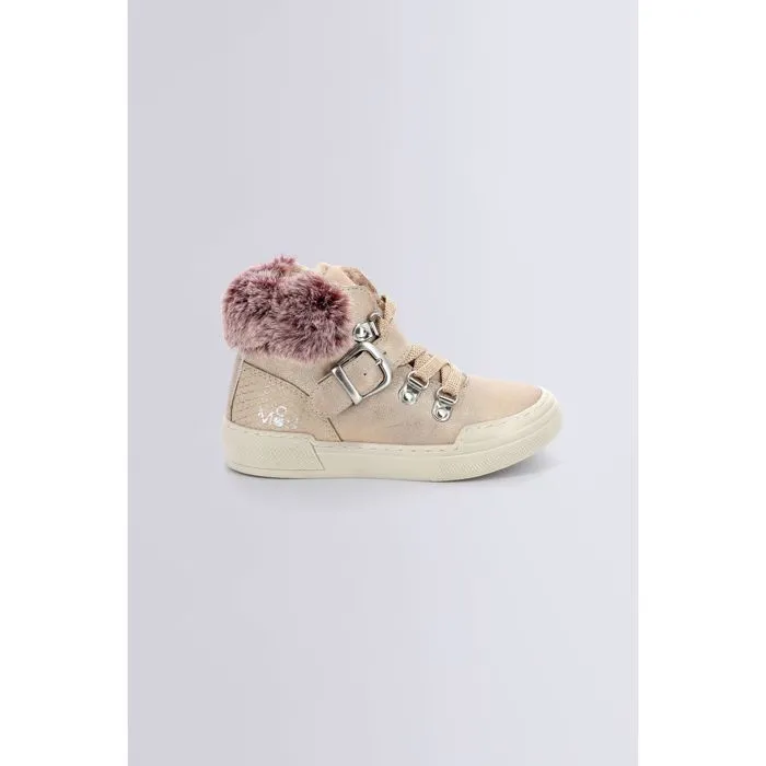 Boots - Mod 8 - Arisnow - Rose clair métallisé - Système de fermeture: Lacets et boucle - Confort optimal-1