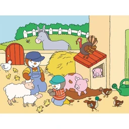 T'CHOUPI Puzzle 30 pièces - T'choupi à la ferme - Nathan - Puzzle Enfant + Poster - Dès 4 ans-2