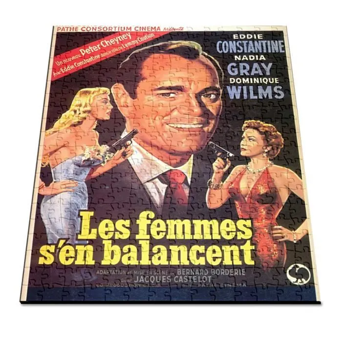 Puzzle Classique 280 pièces les Femmes s'en Balancent Vieille Affiche Française de Film Rétro Poster Cinéma Vintage-2