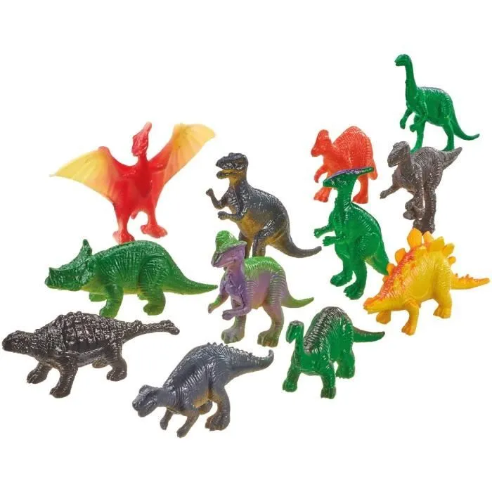 Dinosaures - avec add on (figurines de dinosaures) - 60 pcs - SCHMIDT SPIELE-2