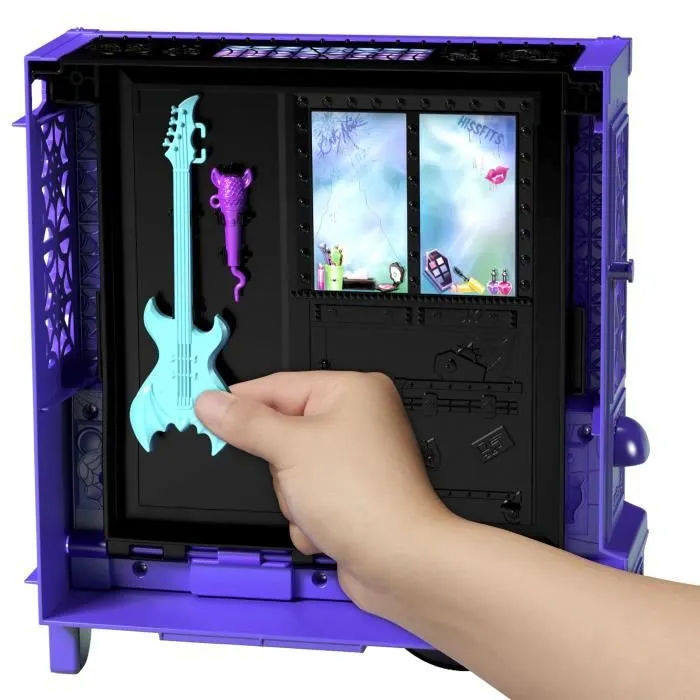 Monster High-Tour Bus Rock Sang-sationnel-Coffret avec poupée et bus HXH83-2