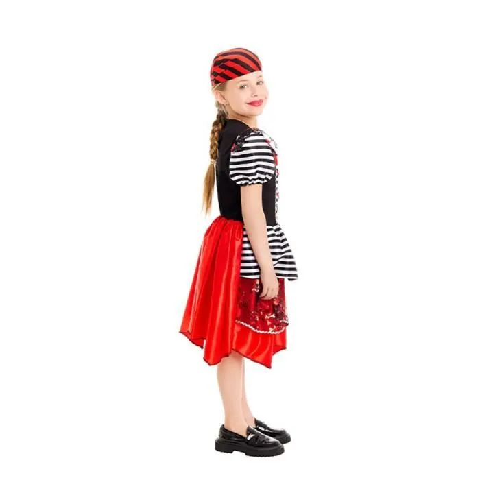 Partilandia Déguisement Pirate Chic Fille (7-9 ans)-3