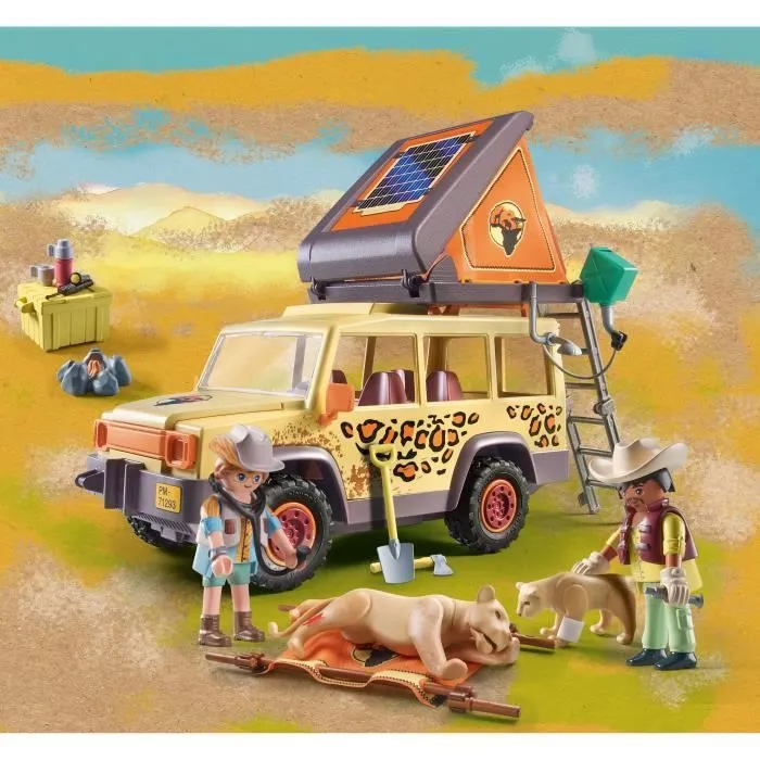PLAYMOBIL 71293 Explorateurs avec véhicule tout terrain, Wiltopia, 98 pièces, Dès 4 ans-1