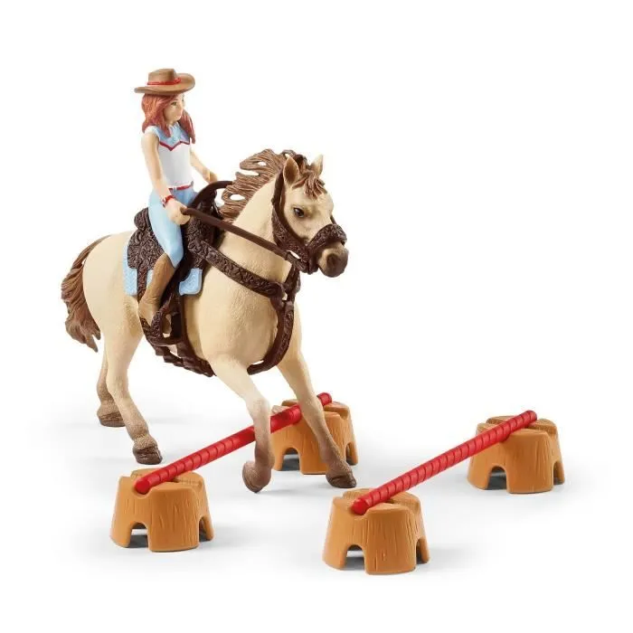 Entrainement au ranch, Coffret schleich univers équestre, coffret figurines pour enfants de 5 ans et plus, schleich 72157 HORSE-2