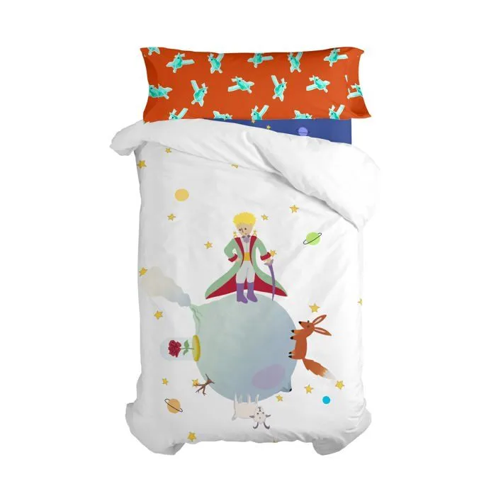 Parure housse de couette 2 pièces Le petit prince 155x220 cm (Lit 80/90)-4
