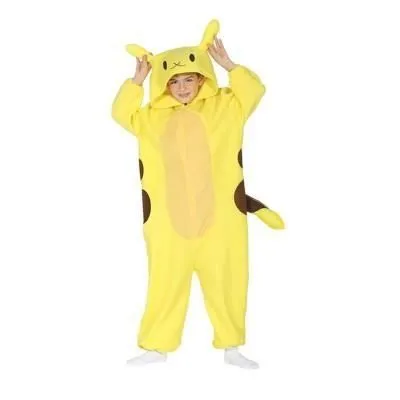 Déguisement Pikachu Pokemon Garçon - NO NAME - Personnage Fiction - Jaune - Polyester-1