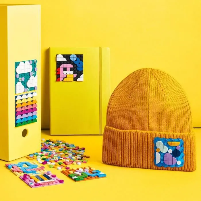 LEGO 41957 DOTS Le Méga-lot de Décorations Adhésives, Activité Manuelle, Sticker Personnalisé Téléphone, Cadeau Filles Garçons 6-2