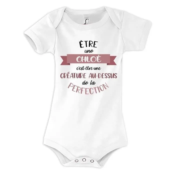 Body Chloé Bébé Parfait - Chloé - Blanc - Enfant-0