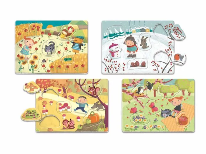 Jeu de societe - jeu de plateau Clementoni - 16262 - Tombola Della Nature Jeu educatif Sapientin, Multicolore, 2 Ans-3