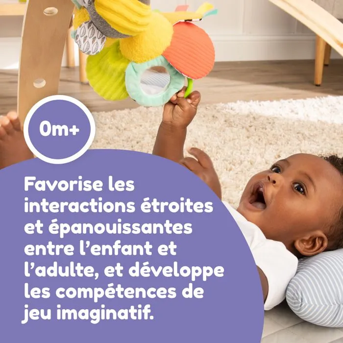 Peluche d'éveil sensoriel - Lamaze - Buzzy l’Abeille - Jaune - 0 à 6 mois - Clipser pour voyager-2