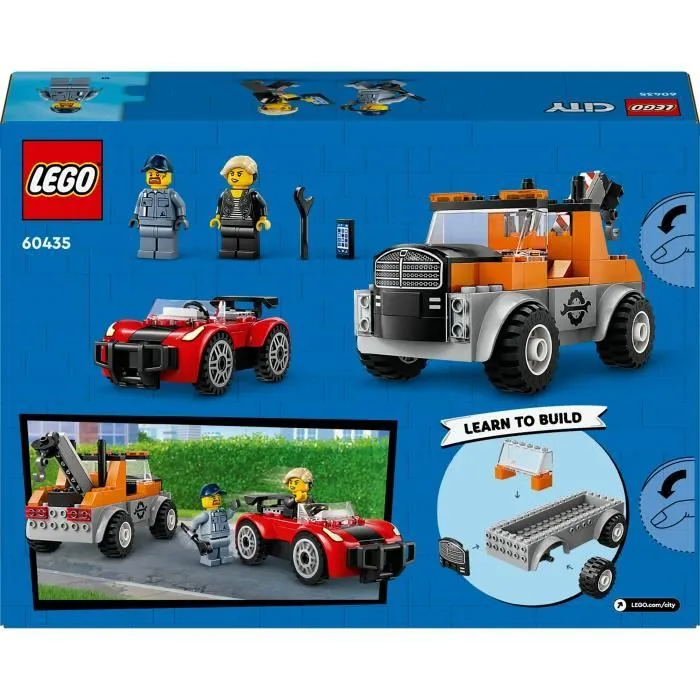 LEGO® City 60435 La dépanneuse et la voiture de sport, jeu de construction dès 4 ans-5