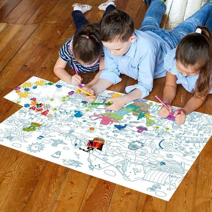 Livre de coloriage - album de coloriage Ambiance sticker - yeti-poster-Atlantis-3