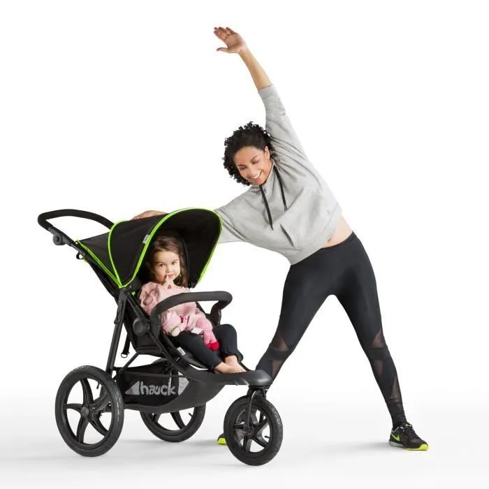 HAUCK Poussette tout terrain 3 roues Runner - noir-2