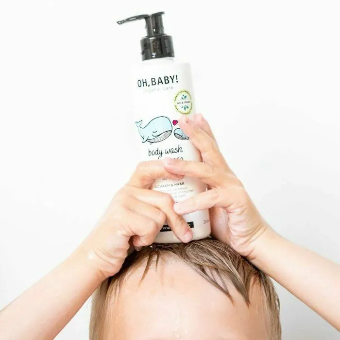 Oh, Baby! Gel Douche & Shampoing Bio Bébé 2 en 1 – 250 ml – Soin Ultra-Doux Sans Savon – Peau et Cheveux Sensibles-3