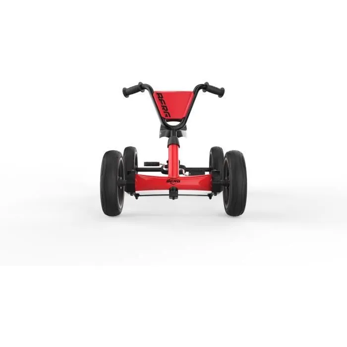Kart à pédales Buzzy Red - BERG - Pour les 2 à 5 ans - Volant et siège réglables - Pneus super silencieux EVA-3