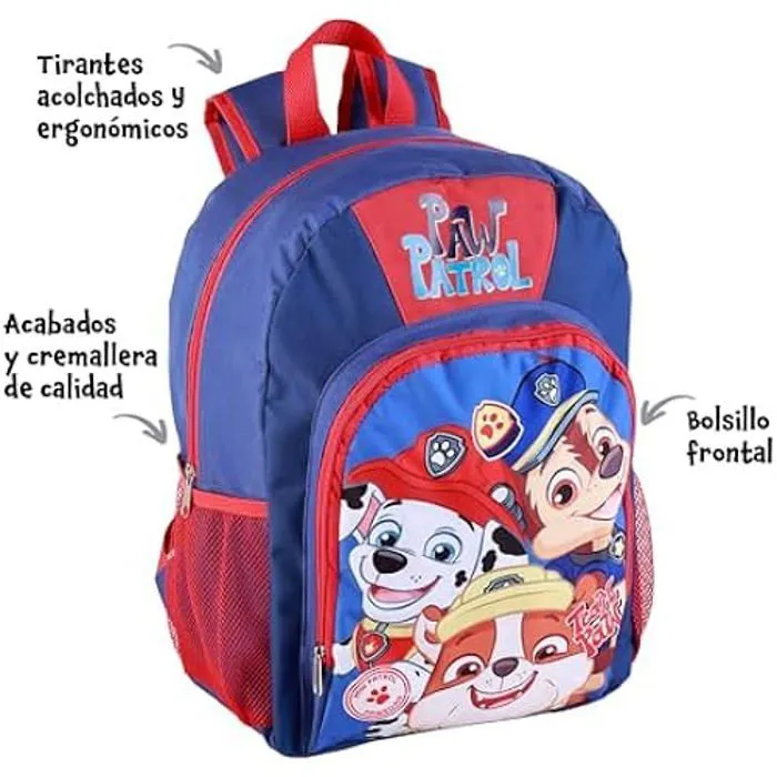 Sac à dos - PAW PATROL - New Generation - 40 x 30 x 15 cm - Noir - Mixte Enfant-1