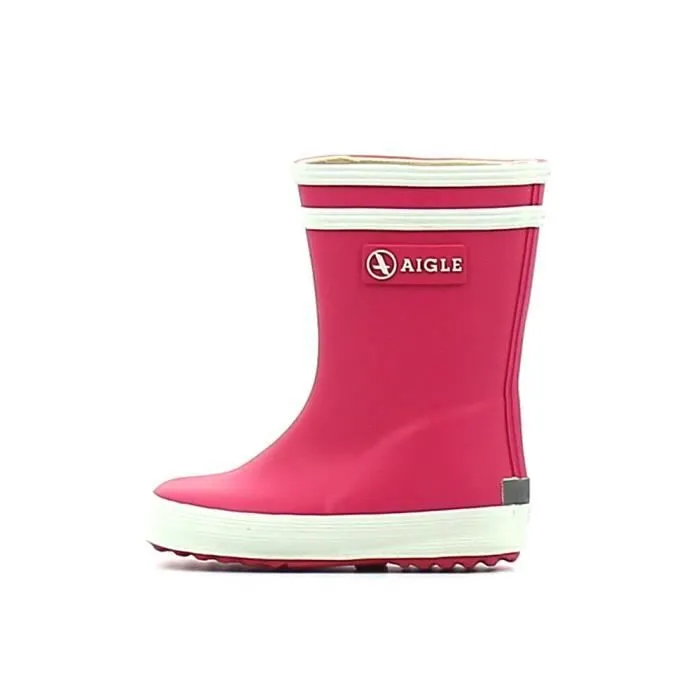Bottes de pluie - Aigle - Baby Flac - Rose - Bébé - Polyester - Confortable-1