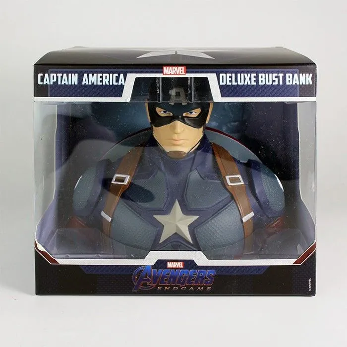 Figurine - MARVEL - Captain America - Tirelire buste 20cm - Multicolore - PVC - Adulte-3