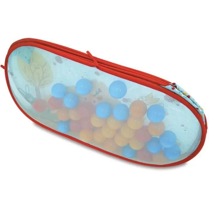 Aire de jeu - LUDI - Lapin - Pop-up et balles - Système pratique - Multicolore-3